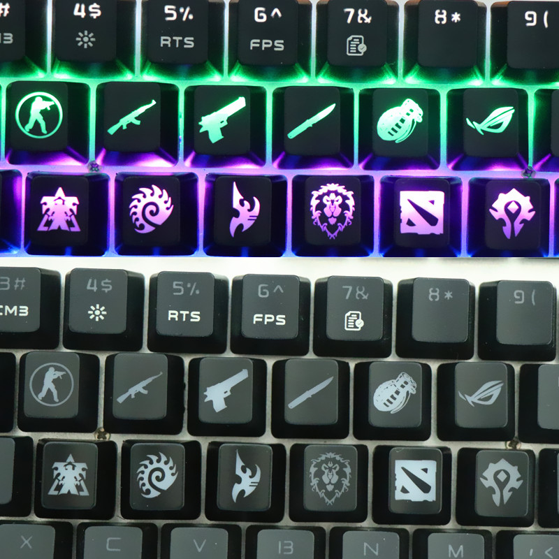 Gaming Accessories Aesthetic - CS GO Gaming Keycaps Personalizzato ABS